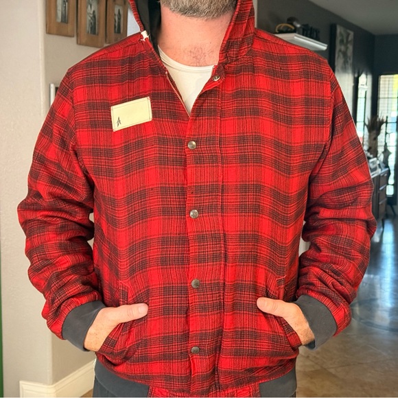 Vintage Altamont Skate Red Plaid Hooded Jacket - Picture 3 of 8